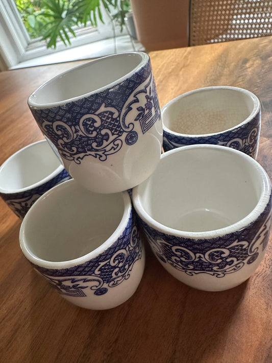 6 English egg cups