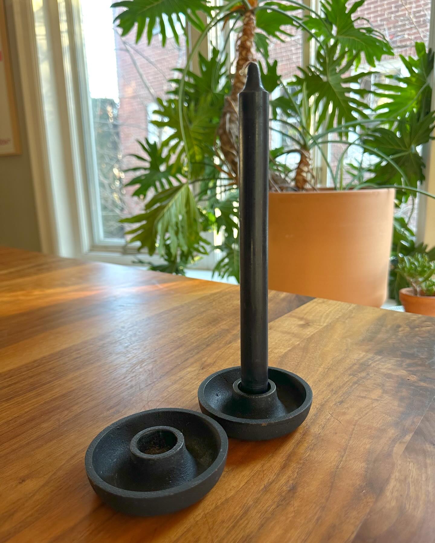 Vintage Midcentury Australian iron candleholders